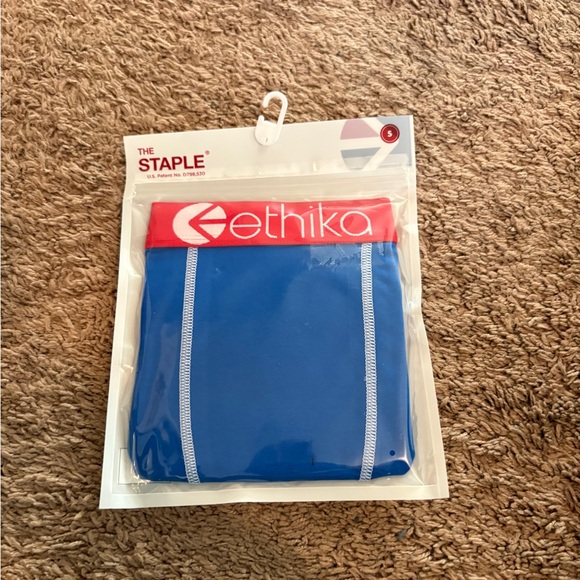 Ethika Red and Blue Staple Boxer Briefs - Picture 1 of 1